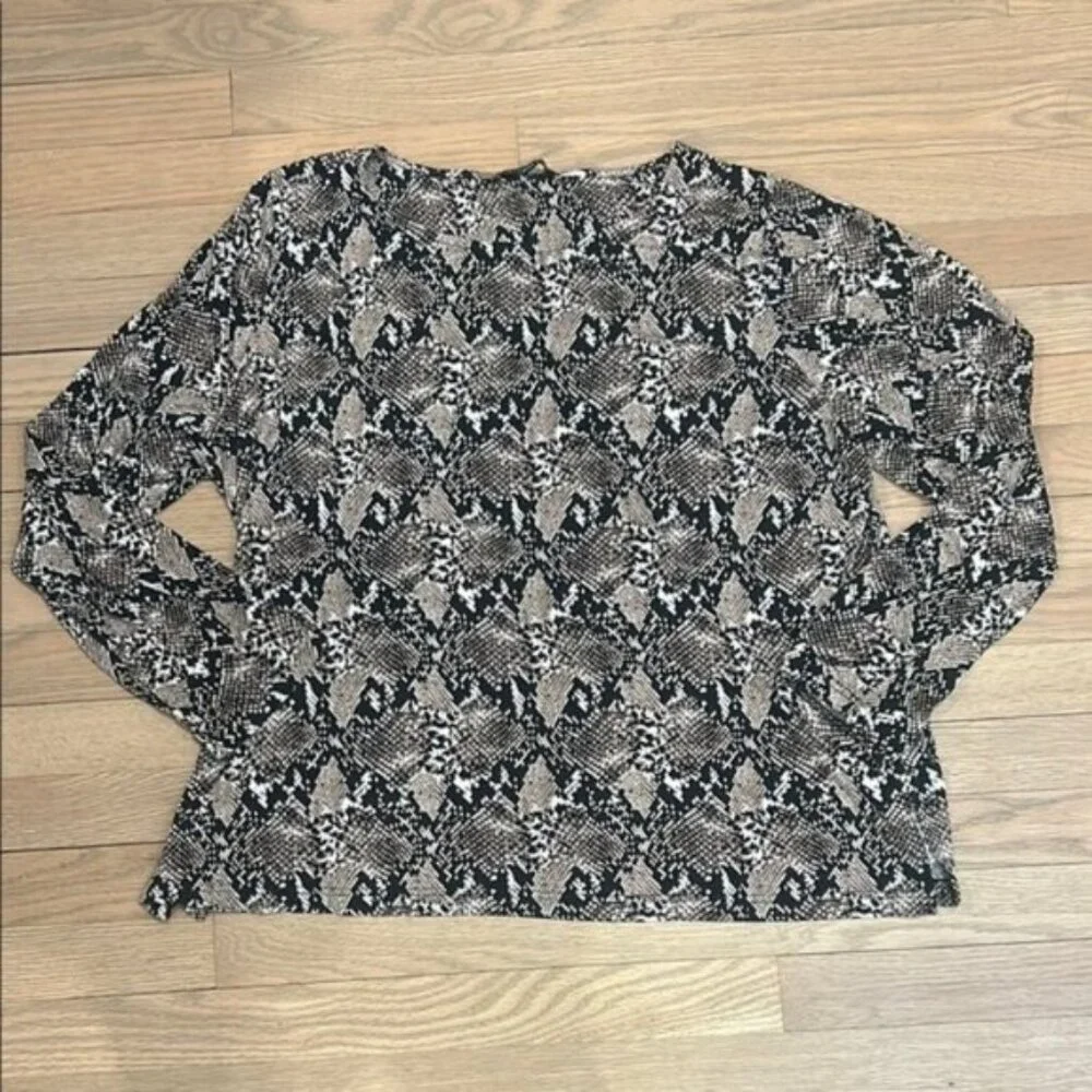 Women's Snake Print Mario Serrani Top